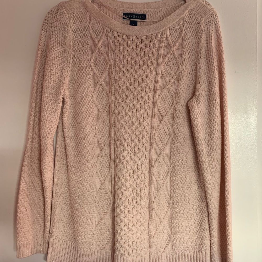 Brand new Karen Scott pink sweat shirt